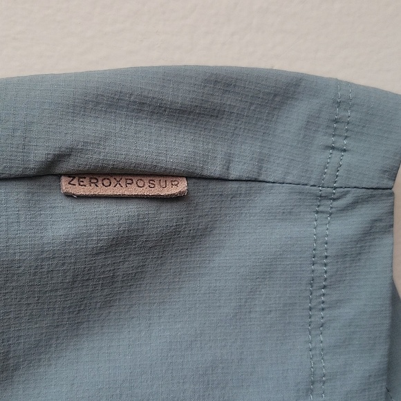 ZeroXposur Man  Gray Flat Front Outdoor Shorts Sz XL Goof Condition - Picture 6 of 10